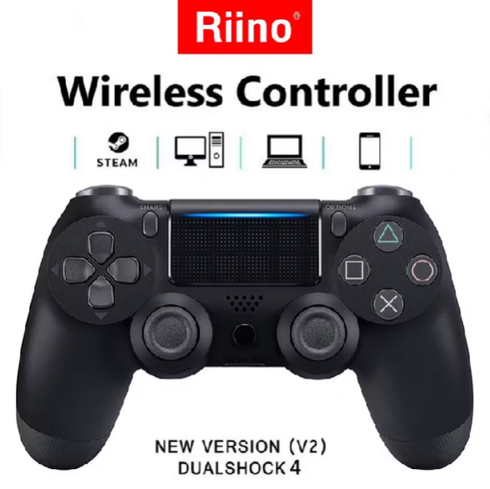 Riino จอยเกมส์ PC จอย จอยเกมส์มือถือ บลูทูธไร้สาย Wireless Controller JoyStick For PC/IOS/Android