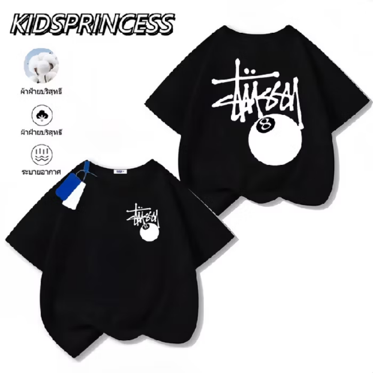 (จัดส่งตลอด 24 ชั่วโมง)2025สินค้าใหม่! เสื้อยืดแขนสั้นสำหรับเด็กสบายและนุ่ม ผ้าฝ้ายแท้ 100% เสื้อยืดพิมพ์ลาย N158